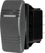 Blue Sea Contura Switch DPDT-ON ILLUM - BLACK 8289