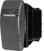 Blue Sea Contura Switch DPDT-ON ILLUM - BLACK 8289