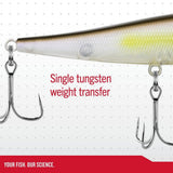 Berkley Hank Cherry Stunna Jerkbait 1/2oz (112mm) - Black Gold