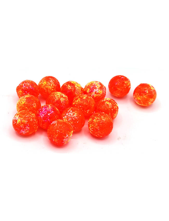 Unreel Tackle Soft Beads - Berry Red Triple Clown - 12mm (15 pack)