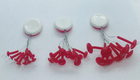 BnR Tackle Soft Bead T-Stops - Red BnR Tackle