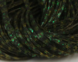 Hareline Barred Crazy Legs - Olive/Green Flake #263 Hareline Dubbin