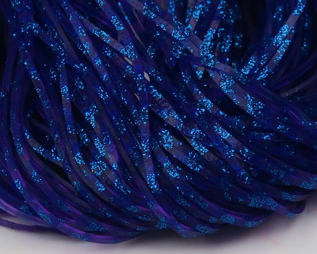 Hareline Barred Crazy Legs - Deep Purple/Blue #298