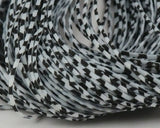 Hareline Barred Crazy Legs - White/Pearl Flake #377 Hareline Dubbin