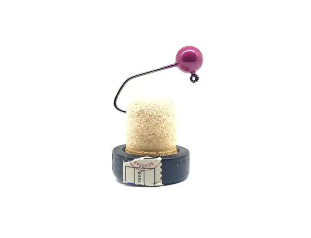 Jig Geek Jig Head Cran Razz 12JH-CR - 1/2oz with 3/0 Hook 4pk
