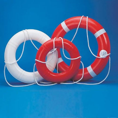 Dock Edge Life Ring - LR24W - White