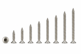 Stainless Steel Oval Head Wood Screws Multiple Sizes & Lengths