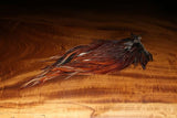 Dyed over White Saddle Patch - Brown - Hackle - Fly Fish Food