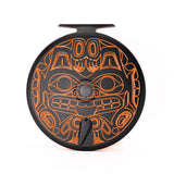 Kingpin Zeppelin 500 Bear Face Centerpin Reel - Orange & Black with Tiger handles