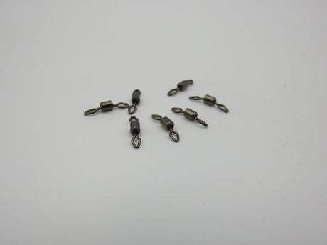 Mustad Rolling Swivel With Diamond Eye 77500 - Black