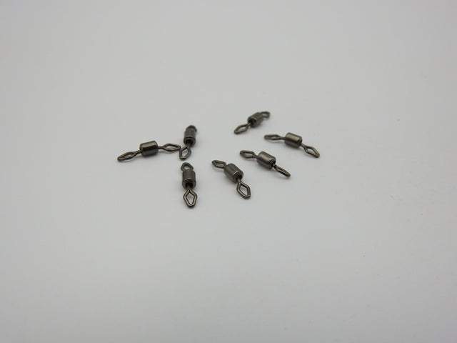 Mustad Rolling Swivel With Diamond Eye 77500 - Black