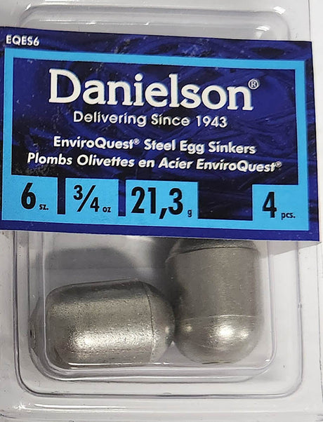 Danielson Steel Egg Sinker EQES6