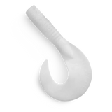 Delta Tackle Hali Hawg - White, 10" 1-Pack