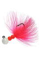 Hawken Beau Mac Marabou Steelhead Jig SMJ Bead Jig 1/8oz - Glow White Cerise SMJ18024