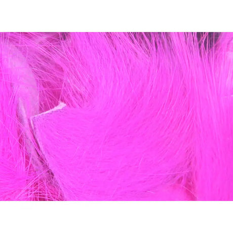 Hareline Magnum Rabbit Strips - Fl Pink #138 Hareline Dubbin