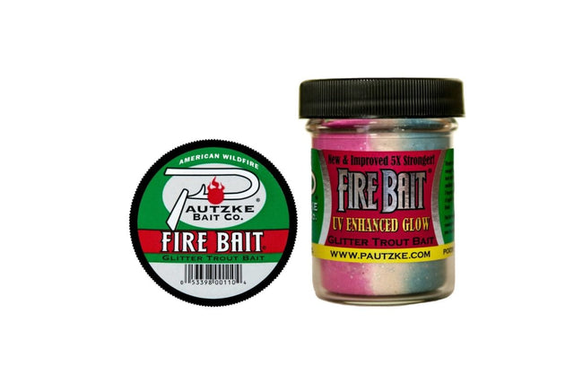 Pautzke Fire Bait Glitter Trout Bait - American Wildfire