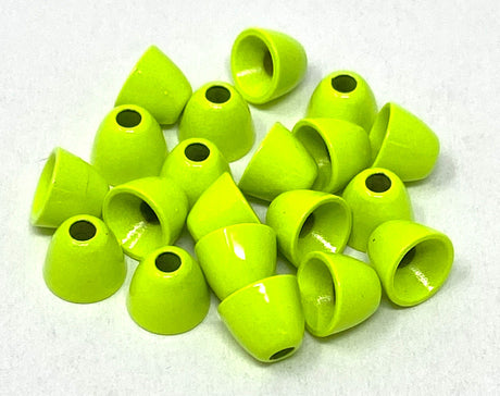 Aqua Flies Coneheads - Fluorescent Chartreuse