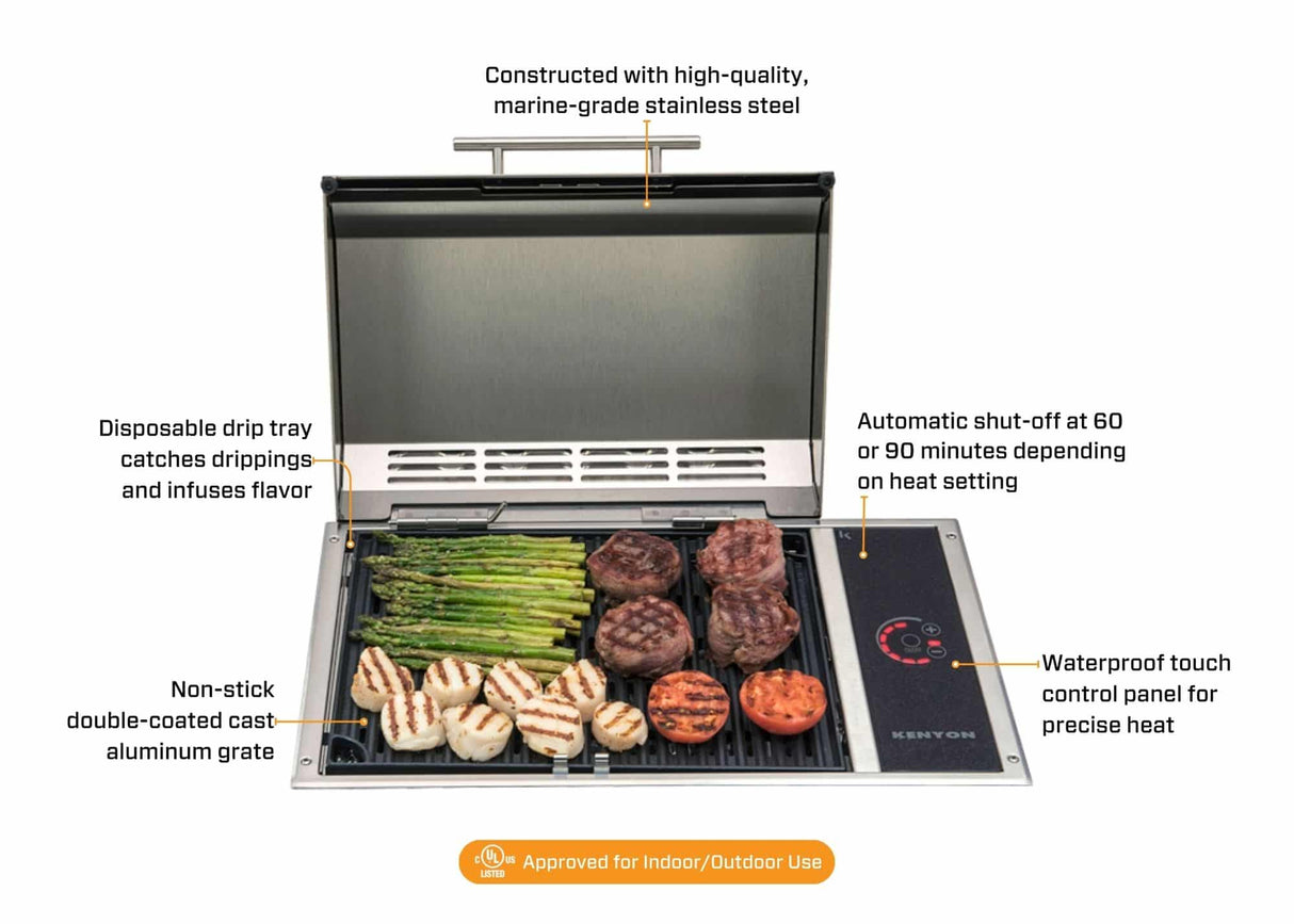 Frontier Electric Grill Touch Control
