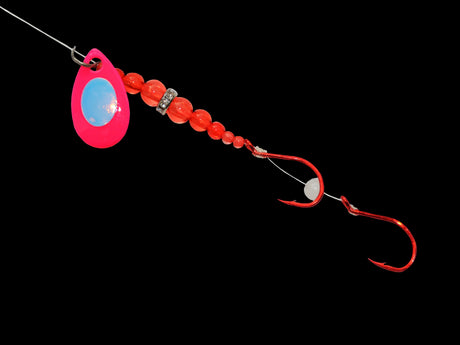 Gibbs Delta Guide Series Wedding Band - Moonjelly Red with Pink Blade 0175-GS03