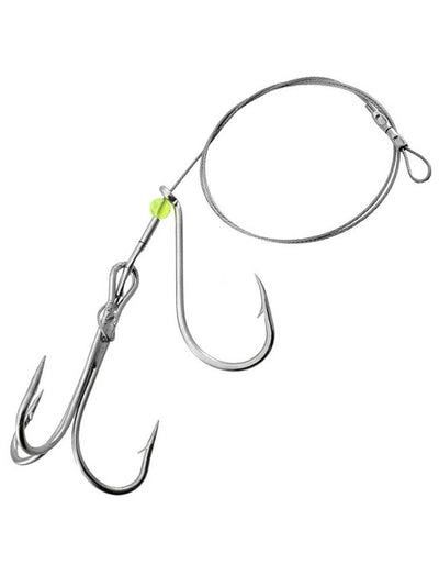 Gibbs Halibut Rig - Stainless 10/0 Single & 10/0 Treble Hooks 0224-1010