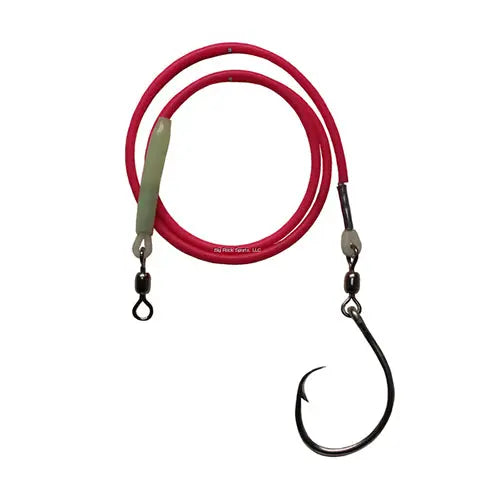 circle hooks for fishing halibut Gibbs Guide Series Halibut Rig 16/0 Circle Hook
