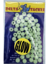 Delta Tackle Beads - Glow 5mm 60 pack 58605