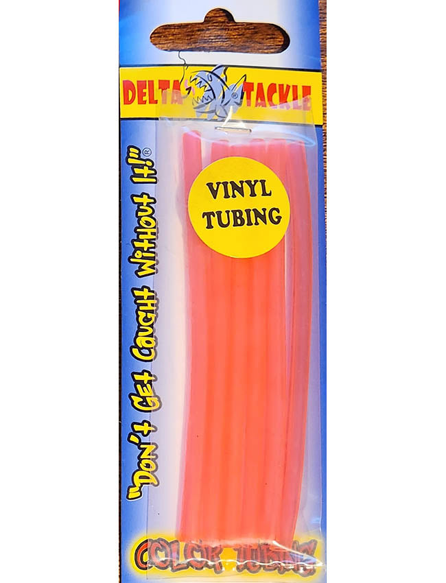 Gibbs Delta Color Vinyl Tubing - Fluorescent Pink 6pk 53006