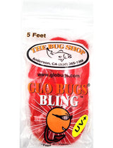 Glo Bugs Bling  Yarn - Deep Dark Red 5'
