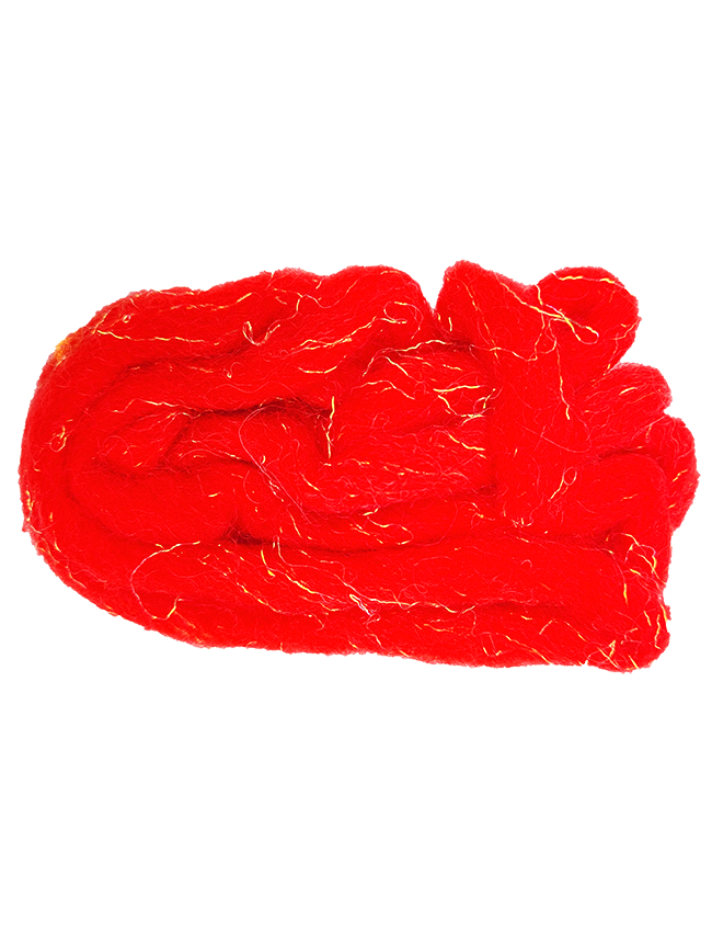 Glo Bugs Bling  Yarn - Deep Dark Red 5'