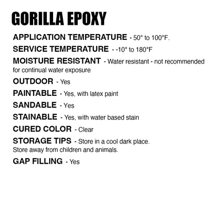 Gorilla 42006 Epoxy