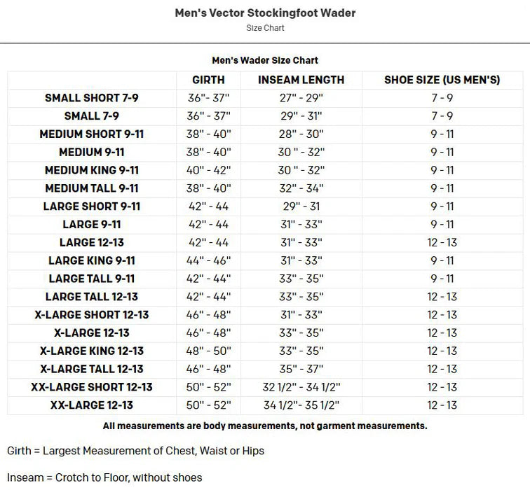 Grundens Vector Stockingfoot Wader - No Zip - L Tall