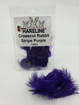 Hareline Crosscut Rabbit Strips - Purple #2 Hareline Dubbin