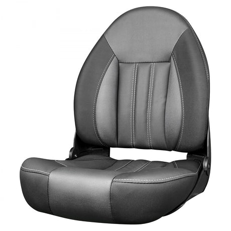 Tempress Probax High-Back Navistyle Boat Seat - 68472 Black/Charcoal/Carbon