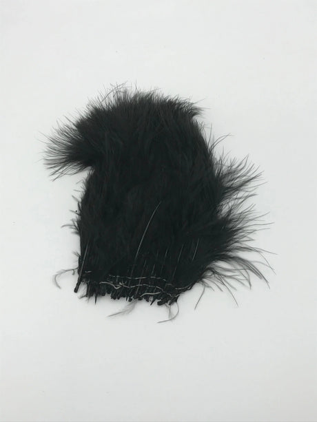 Hareline UV2 Marabou Feathers - Black Raven Hareline Dubbin
