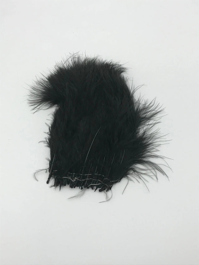 Hareline UV2 Marabou Feathers - Black Raven Hareline Dubbin
