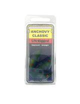 Oki Anchovy Classic Teaser Head Unrigged 3pk - Clear Blue Fever