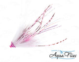 Aqua Flies Stu's Metal Head Tube - White/Pink
