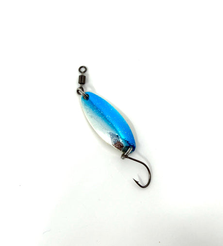 Prime Lures Wiggler Jr. 1/8 oz Spoon - Silver Blue