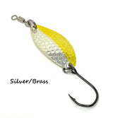 Prime Lures Glory Spoon 2/5 oz - Silver/Brass