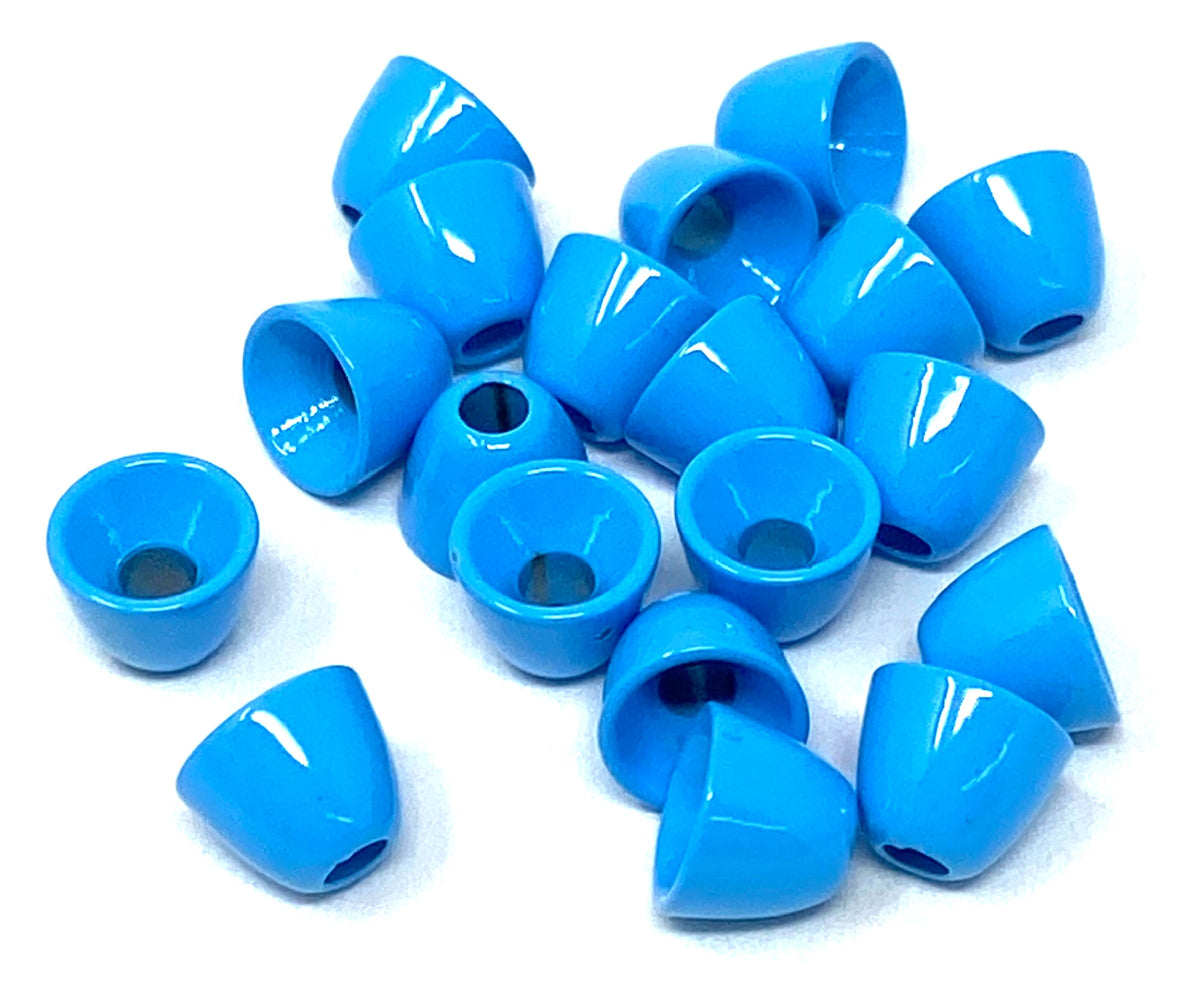 Aqua Flies Coneheads - Kingfisher Blue, 3/16" (4.8mm)