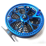 Kingpin Zeppelin Aero 500 Centerpin Reel - Blue & Black with Blue Handles
