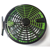 Kingpin Zeppelin Aero 500 Centerpin Reel - Green & Black with Green Handles