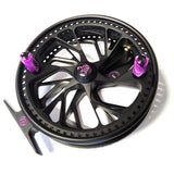 Kingpin Zodiac 500 Centerpin Reel - Black with Purple Highlights Kingpin