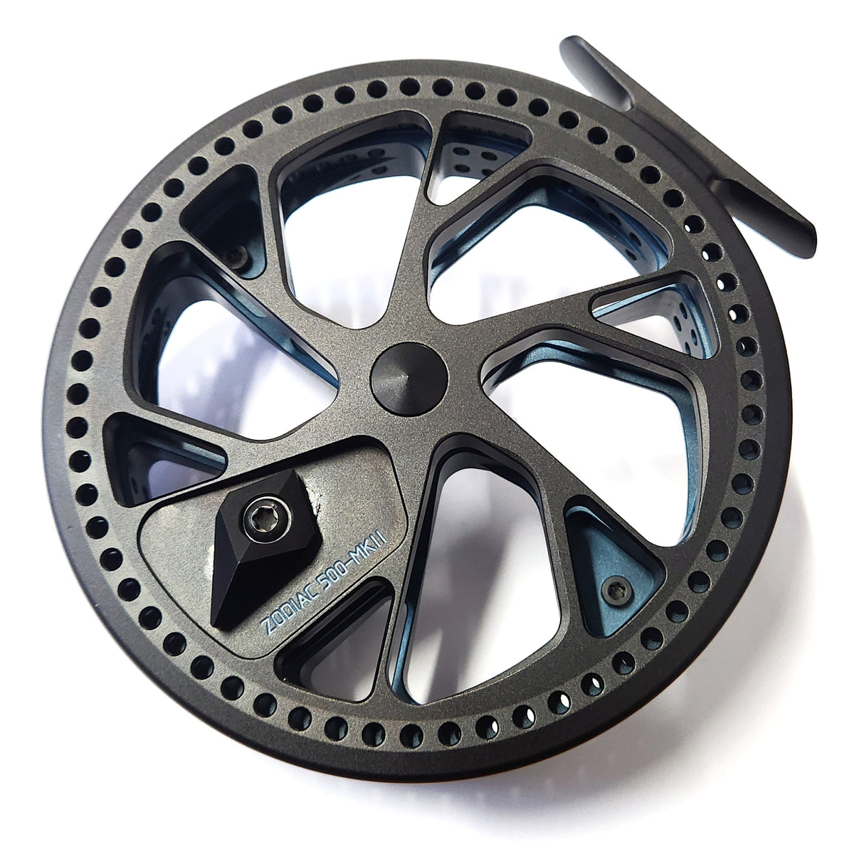Kingpin Zodiac 500 Centerpin Reel - Navy & Black