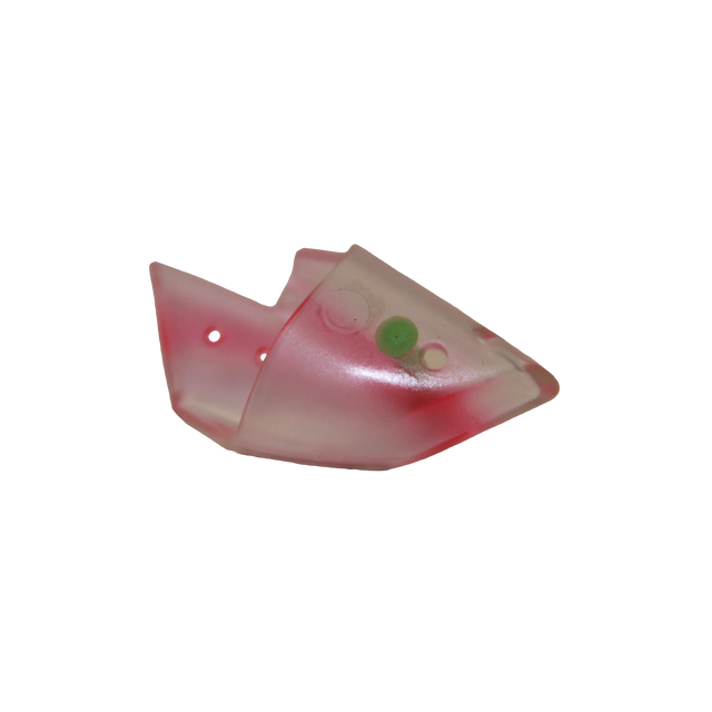Lighthouse Anchovy Bait Holder - UV Clear Pink Stripe - Rigged 1pk