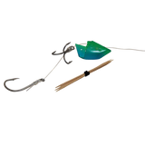 Lighthouse Lures Anchovy Bait Holder - Blue Green with Glow Pin - Rigged 1pk