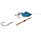 Lighthouse Lures Anchovy Bait Holder - Clear Blue Scales - Rigged 1pk