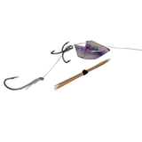 Lighthouse Lures Anchovy Bait Holder - UV Clear Purple Stripe - Rigged 1pk