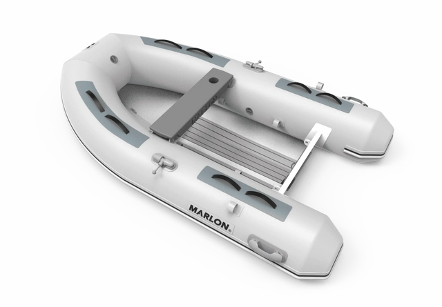 MARLON FEATHERLITE 250 & 270 INFLATABLE BOATS – WHITE/GREY Marlon