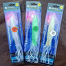 Lighthouse Lures 9" Electronic Squid - White Monster (white with 7 colour flash)